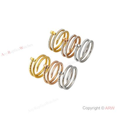 AAA Replica Cartier Juste Un Clou Ring Double Tour Nail Men Ladies